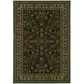 Sphinx By Oriental Weavers Oriental Weavers Ariana 213G8 4x6 Rectangle - Green/ Ivory-Polypropylene A213G8120180ST